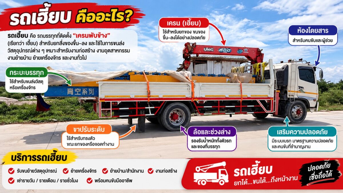 รถเฮี๊ยบคืออะไรมีกี่ประเภท