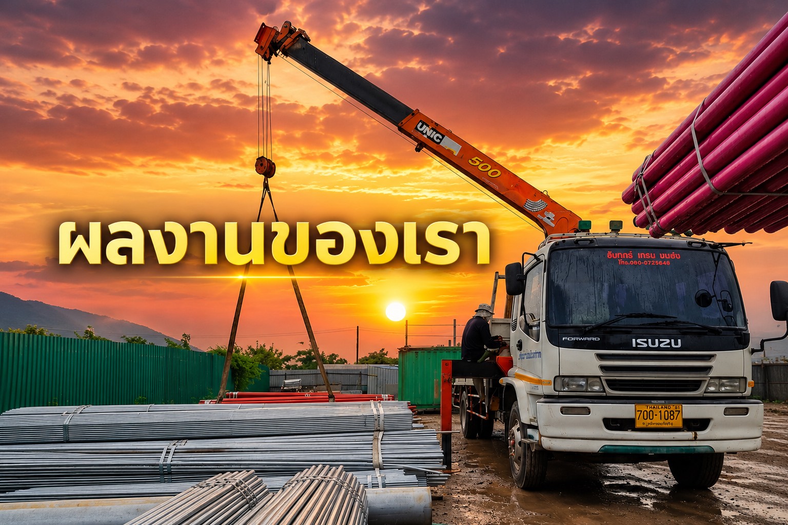 รถเฮี๊ยบชลบุรี ผลงาน